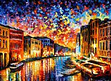 Leonid Afremov VENICE - GRAND CANAL